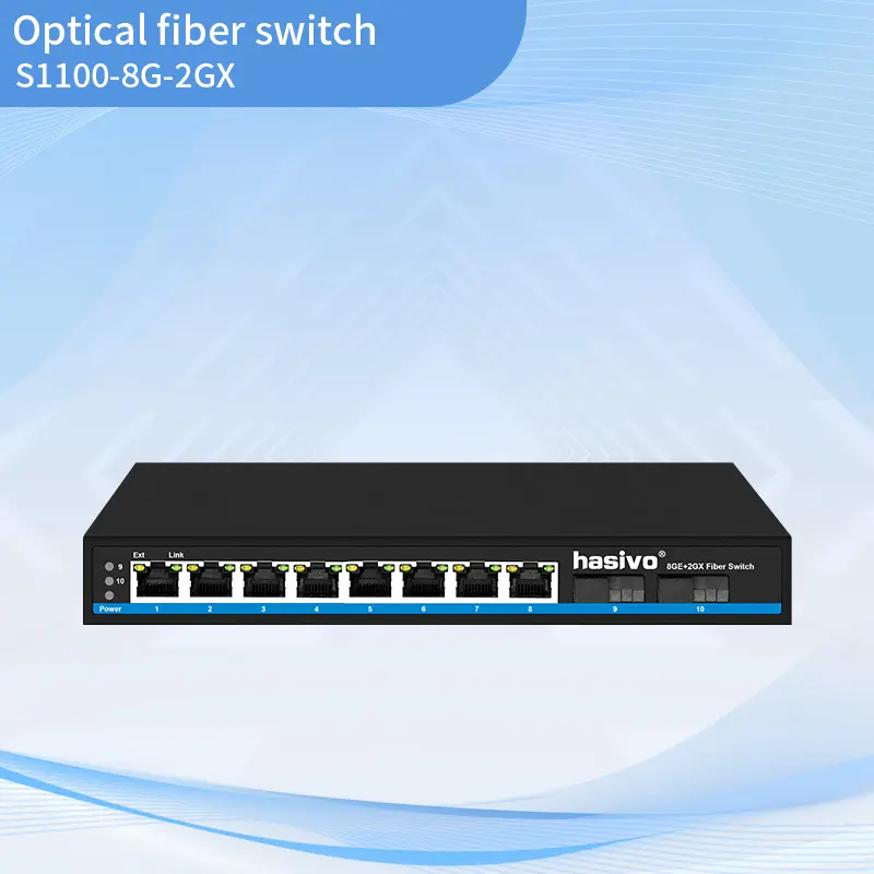 Full Gigabit 8+2 Fiber Switch