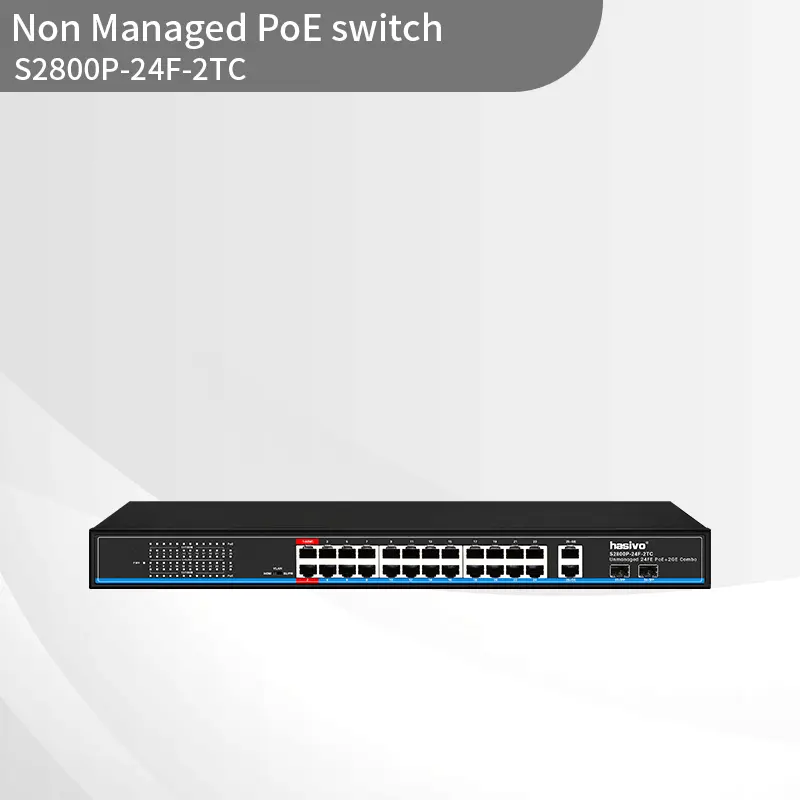 Hybrid Gigabit uplink 24-port 100M PO...