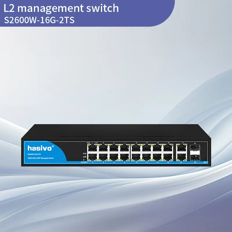 Full Gigabit 2SFP+18GE L2+ Managed Sw...