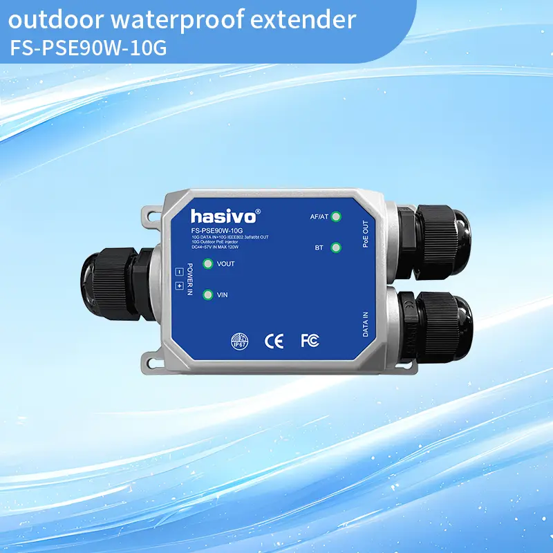 10G Speed IP67 outdoor waterproof PSE injoctor