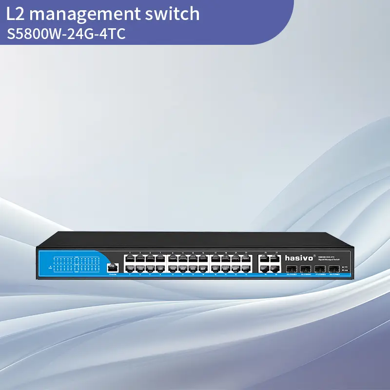 Full Gigabit 4SFP+28GE L2+ Managed Switch
