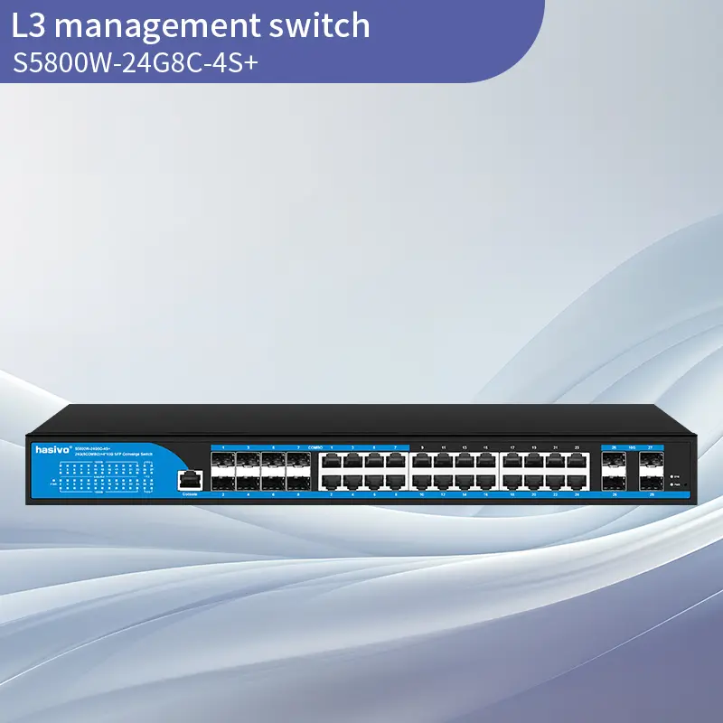 10G Uplink 12SFP+24GE L3 Managed Switch
