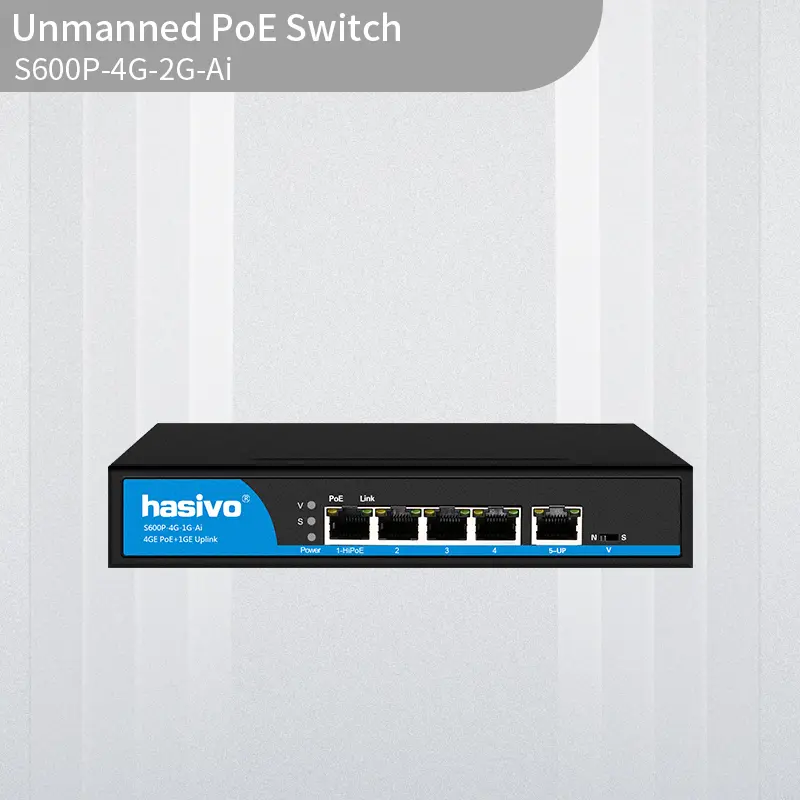 4+2Port Fast Ethernet PoE Switch