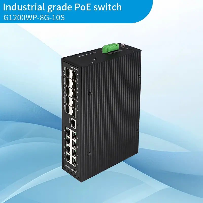 Industrial 8+10 Full Gigabit Managed ...
