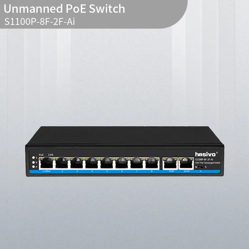 8+2Port Fast Ethernet PoE Switch
