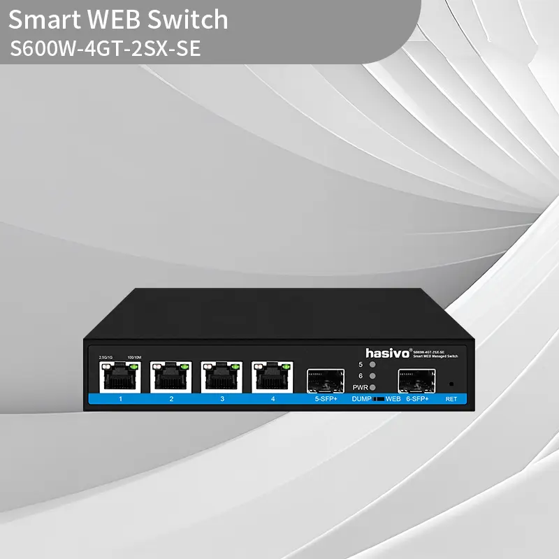 2.5G 4+2 Smart WEB managed switch