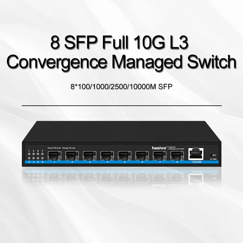 8 SFP Full 10G L3 Convergence Managed...