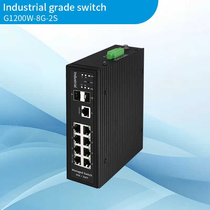 Industrial 8+2 Full Gigabit Managed E...