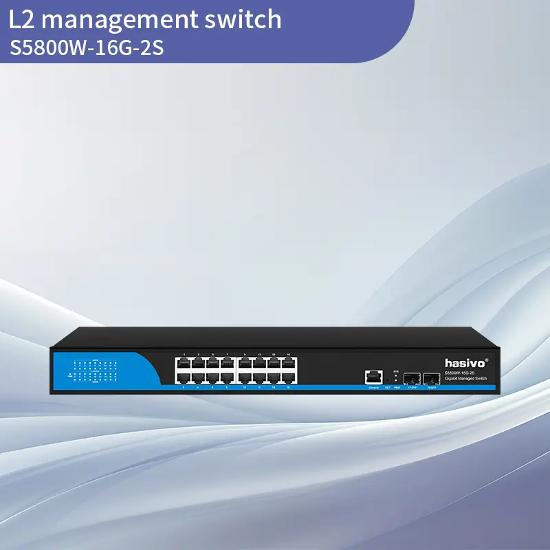 Full Gigabit 16GE+2SFP L2+ Managed Sw...