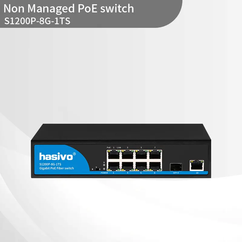 Full Gigabit 1SFP+9GE POE Switch