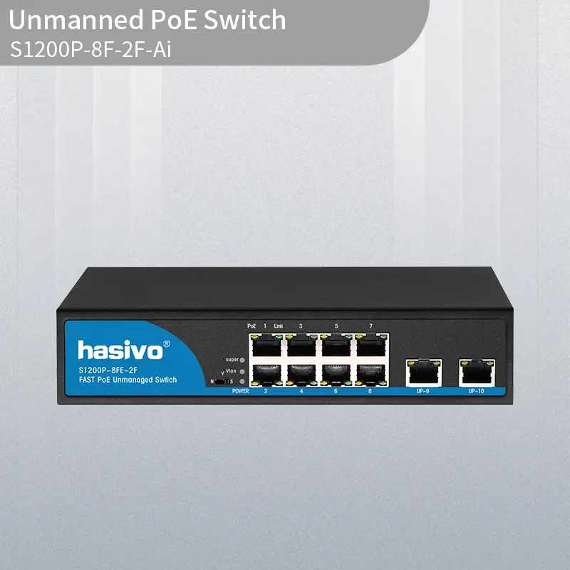 8Port Fast Ethernet PoE Switch