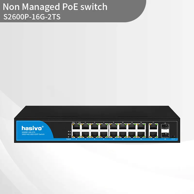 Full Gigabit 2SFP+18GE POE Switch