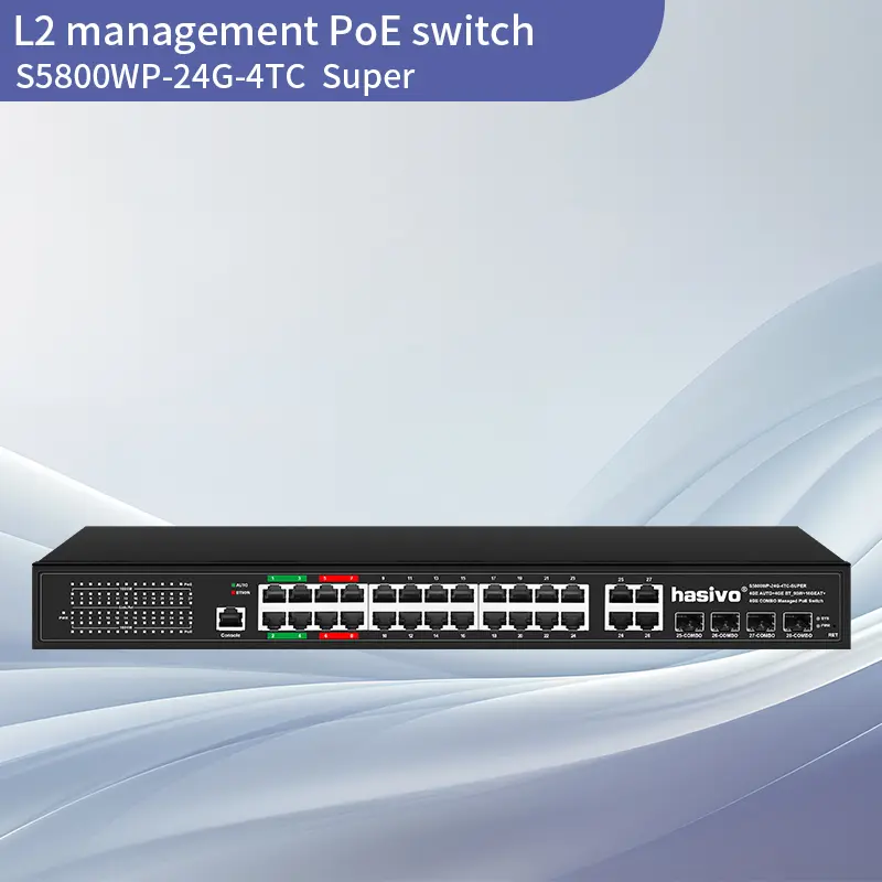 Full Gigabit 4SFP+28GE L2+ Super Mana...