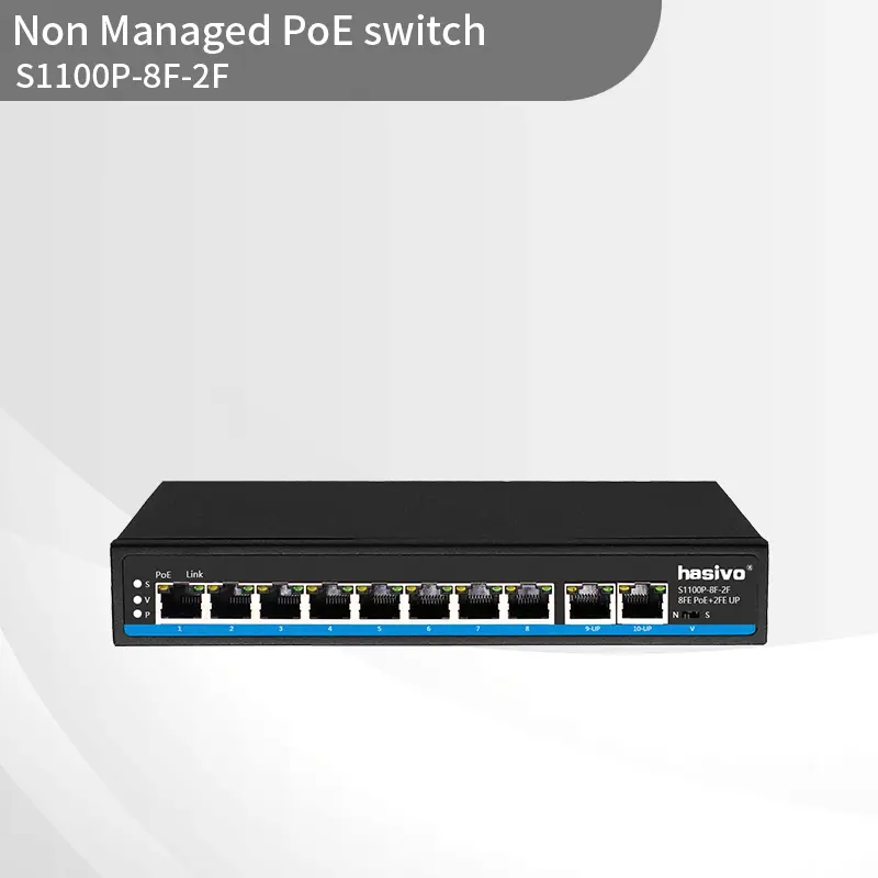 8 Port 100M PoE Switch
