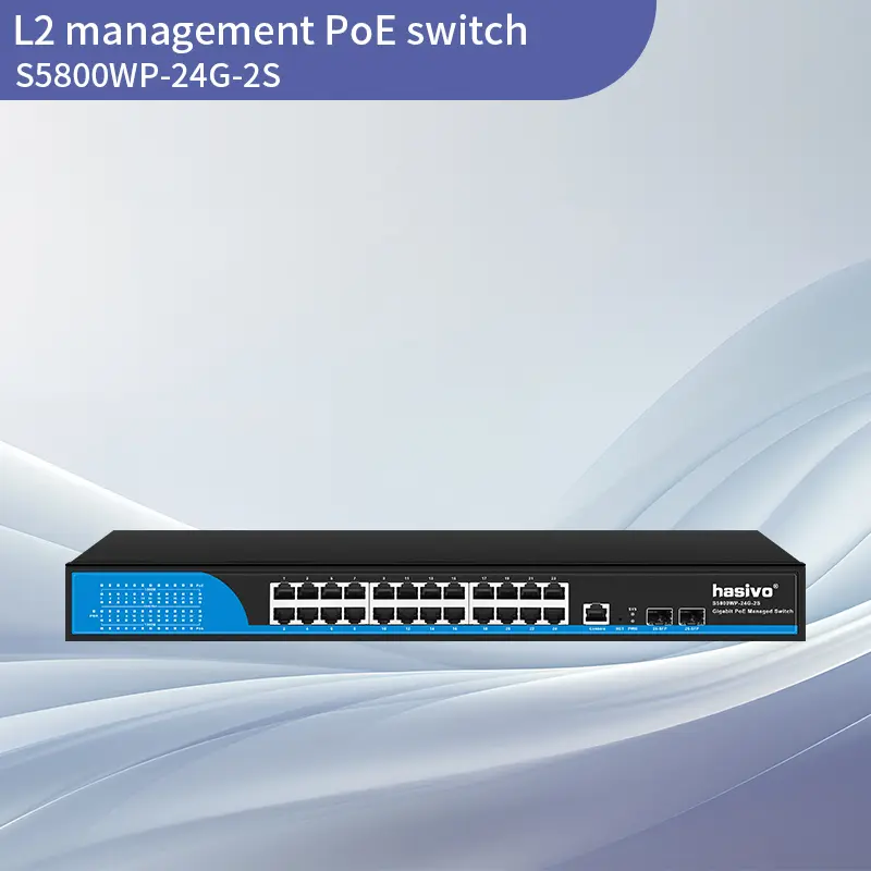 Full Gigabit 2SFP+24GE L2+ Managed Po...