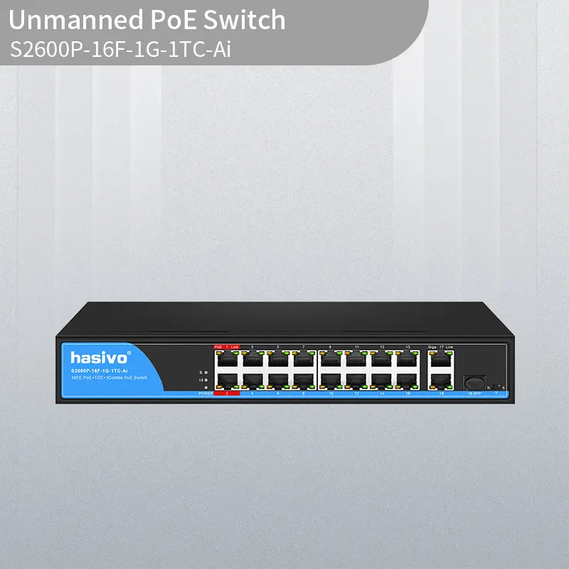 16Port Fast Ethernet PoE Switch