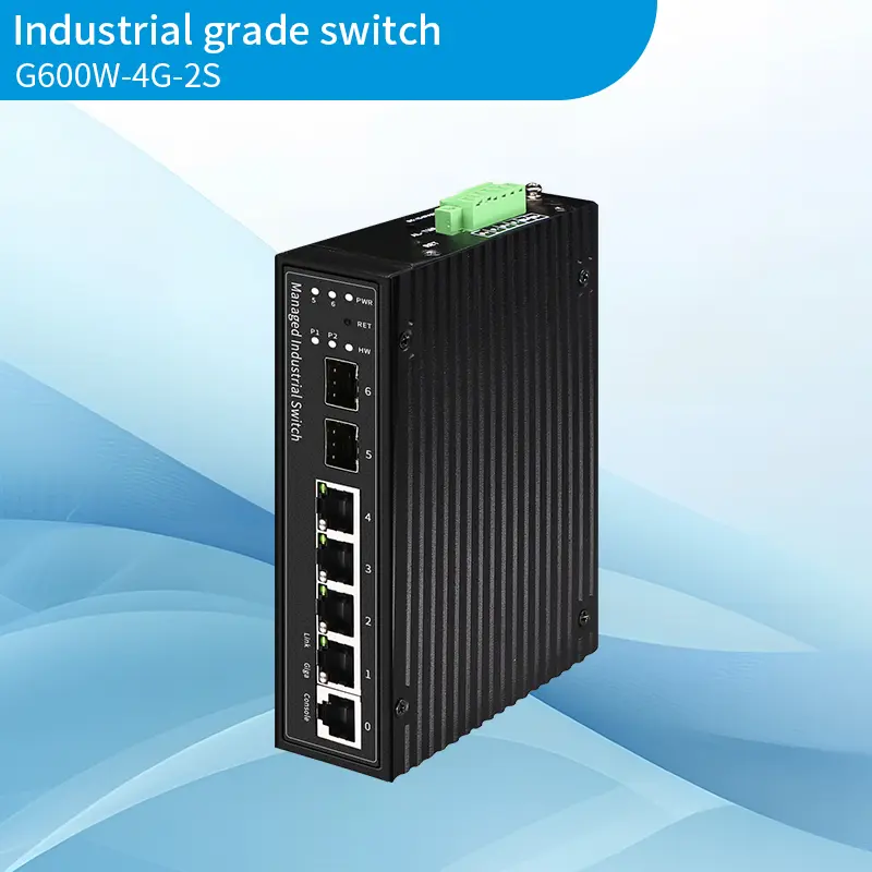 Industrial 4+2 Full Gigabit Managed E...