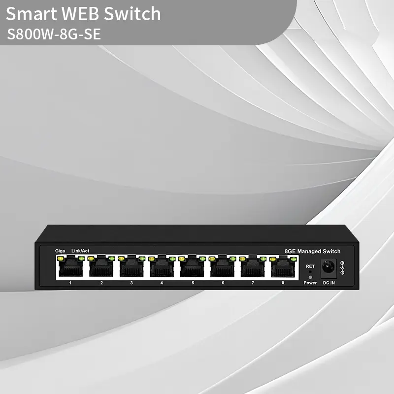 8 Port Gigabit Smart WEB Switch