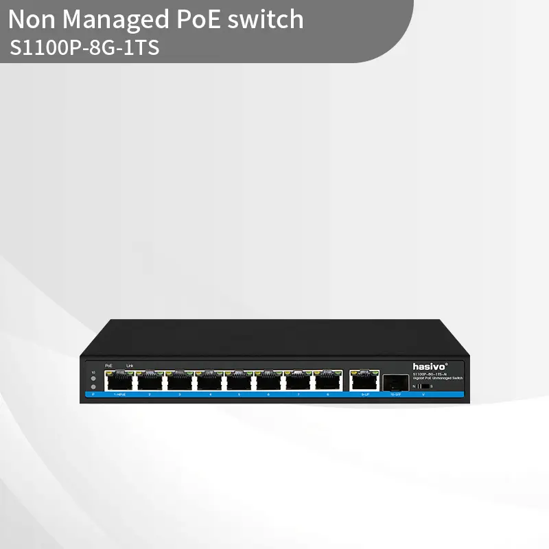 Full Gigabit 1SFP+9GE POE Switch
