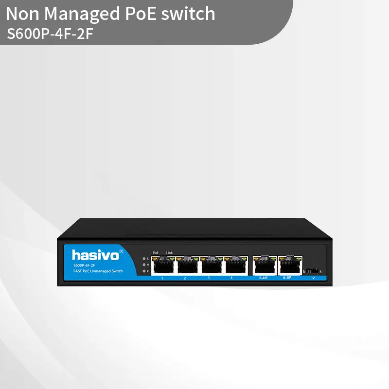 6 Port 100M PoE Switch