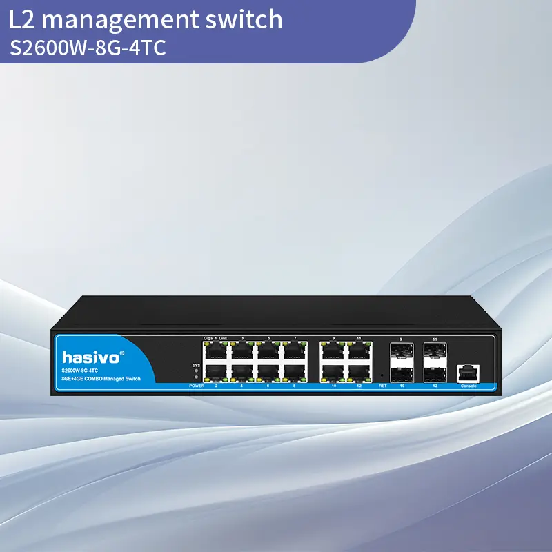 Full Gigabit 4SFP+12GE L2+ Managed Switch