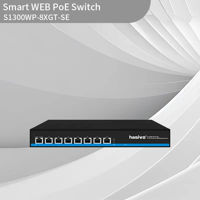 10G 8Port Smart WEB managed PoE switch