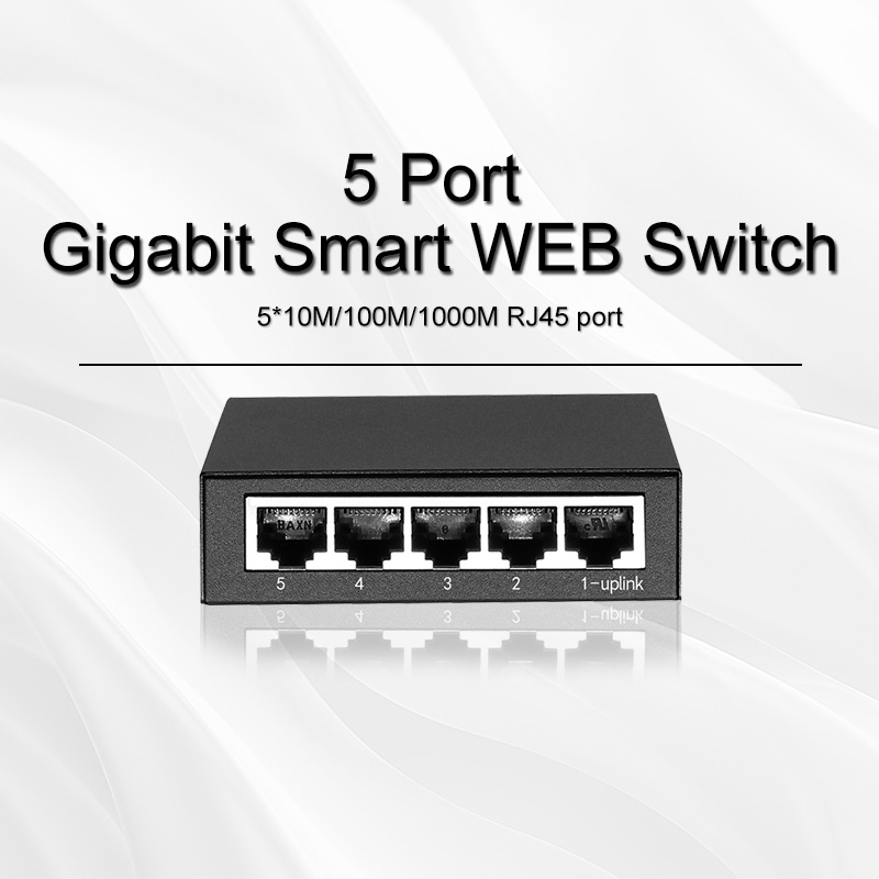 5 Port Gigabit Smart WEB Switch